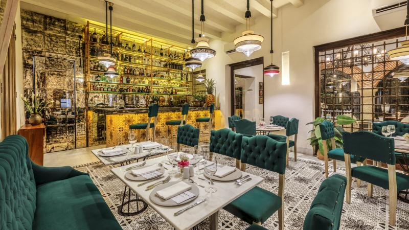 Restaurante Clero del Hotel Capellán, participante de Dónde Restaurant Week 2022 en en Cartagena de Indias